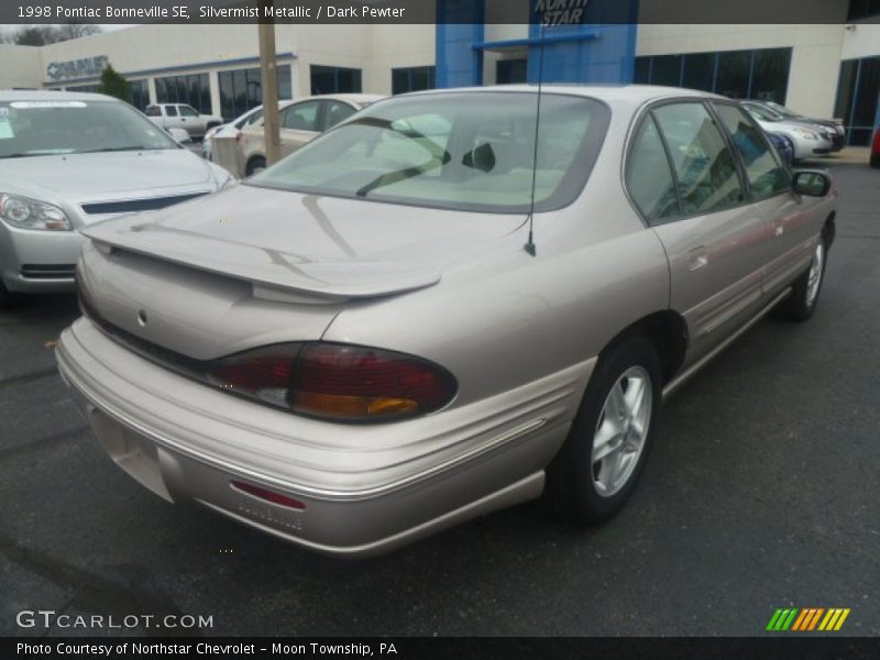 Silvermist Metallic / Dark Pewter 1998 Pontiac Bonneville SE