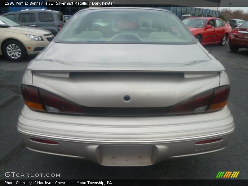 Silvermist Metallic / Dark Pewter 1998 Pontiac Bonneville SE
