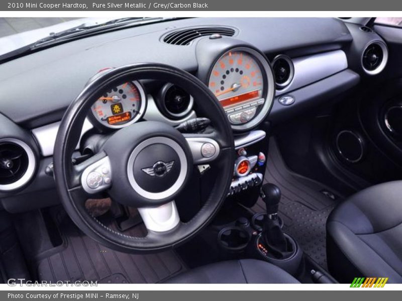Pure Silver Metallic / Grey/Carbon Black 2010 Mini Cooper Hardtop