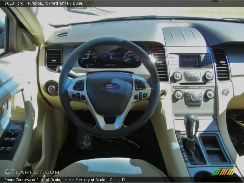 Dashboard of 2013 Taurus SE
