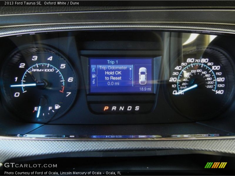  2013 Taurus SE SE Gauges