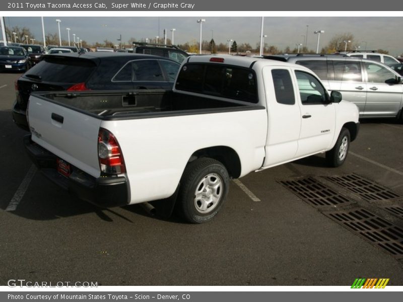 Super White / Graphite Gray 2011 Toyota Tacoma Access Cab