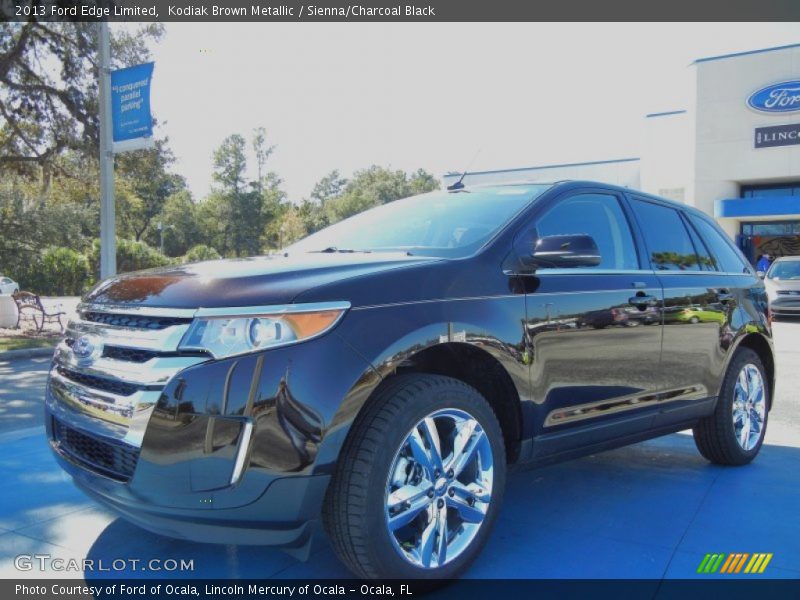 Kodiak Brown Metallic / Sienna/Charcoal Black 2013 Ford Edge Limited
