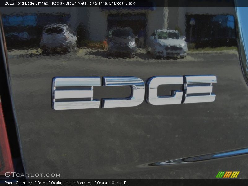 Kodiak Brown Metallic / Sienna/Charcoal Black 2013 Ford Edge Limited