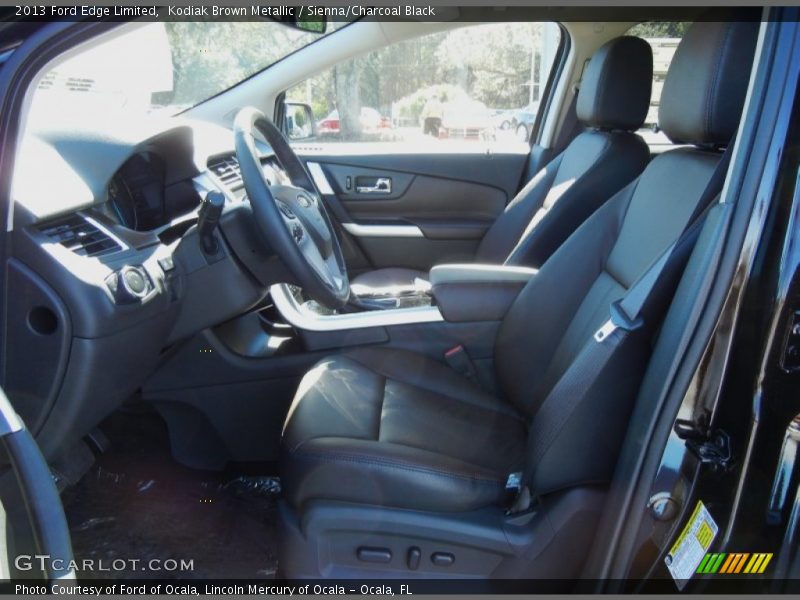 Kodiak Brown Metallic / Sienna/Charcoal Black 2013 Ford Edge Limited