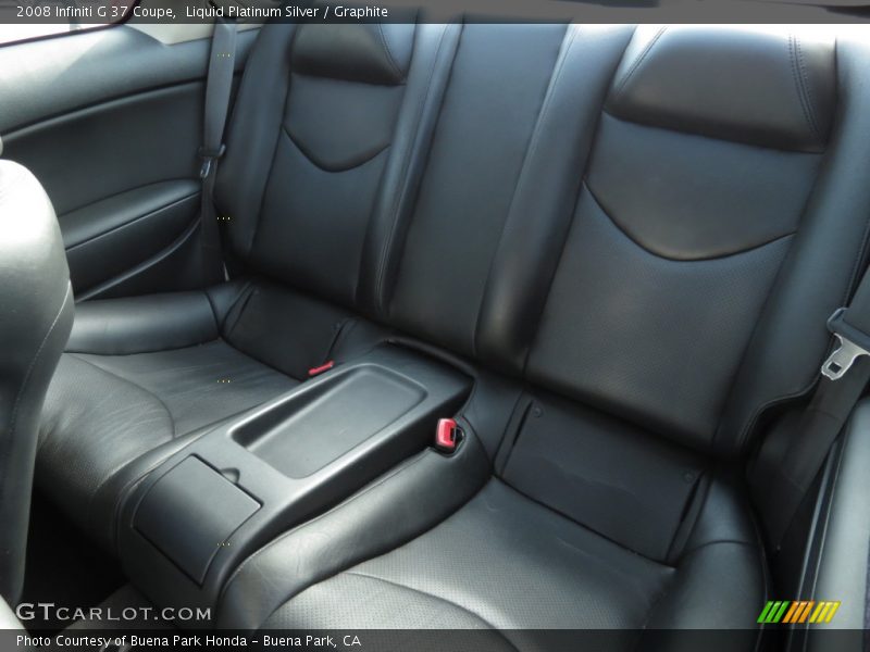 Liquid Platinum Silver / Graphite 2008 Infiniti G 37 Coupe