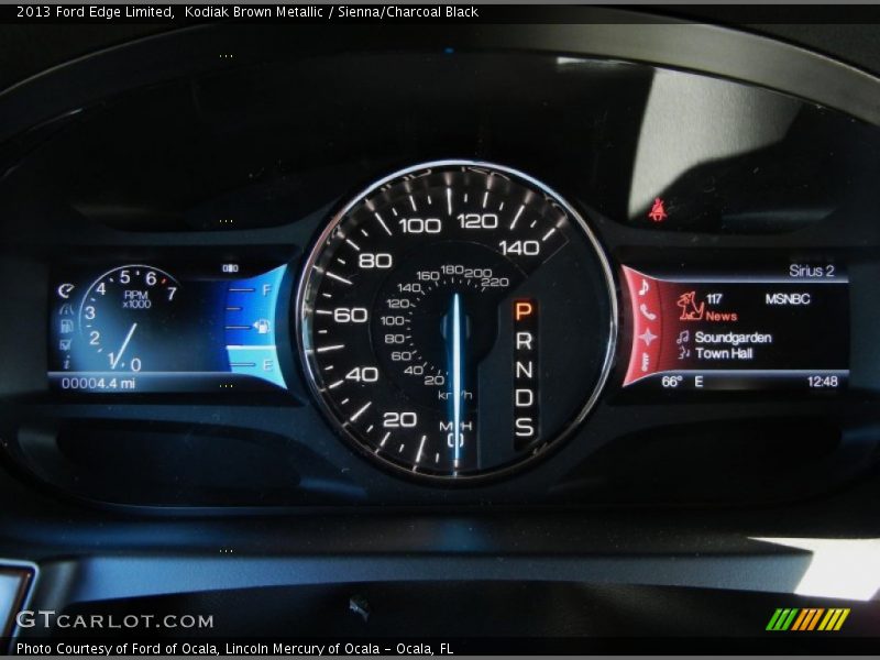 Kodiak Brown Metallic / Sienna/Charcoal Black 2013 Ford Edge Limited