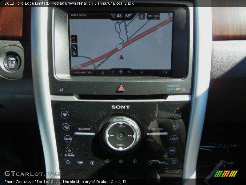 Kodiak Brown Metallic / Sienna/Charcoal Black 2013 Ford Edge Limited