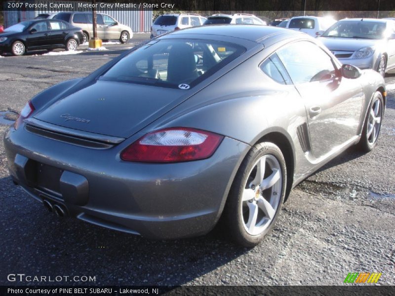 Meteor Grey Metallic / Stone Grey 2007 Porsche Cayman
