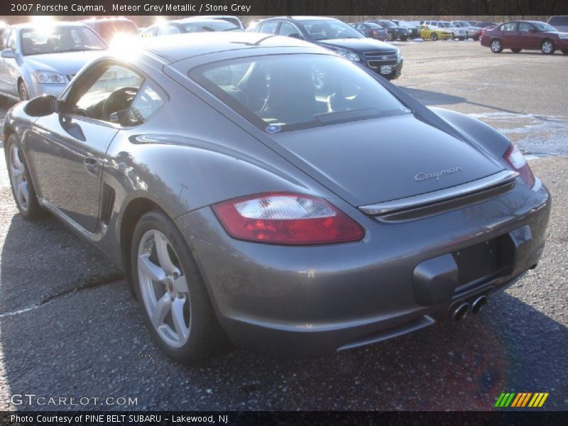 Meteor Grey Metallic / Stone Grey 2007 Porsche Cayman