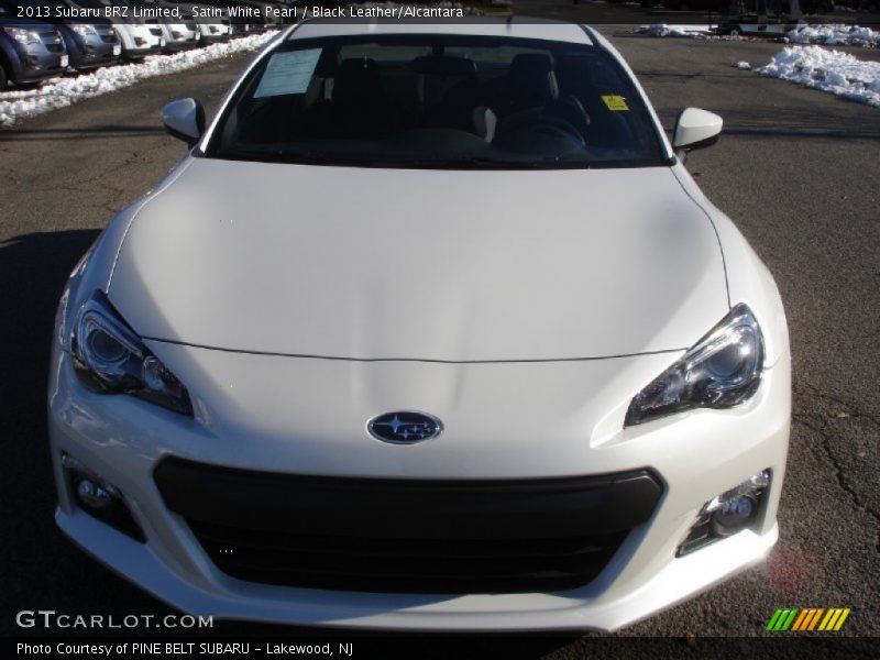 Satin White Pearl / Black Leather/Alcantara 2013 Subaru BRZ Limited