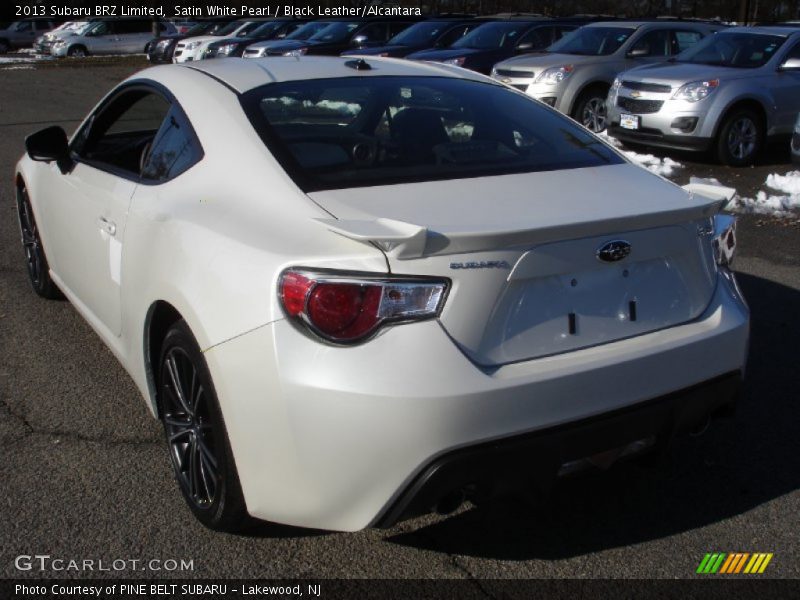 Satin White Pearl / Black Leather/Alcantara 2013 Subaru BRZ Limited