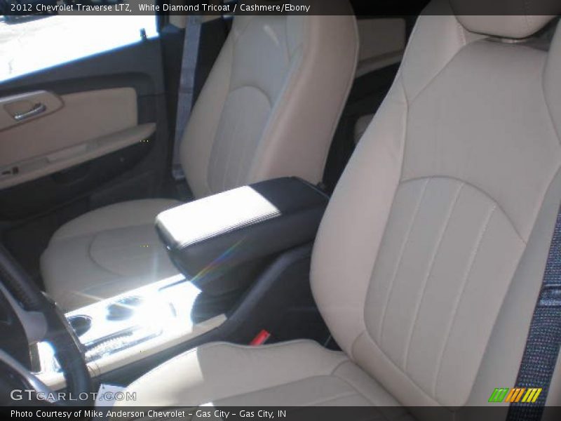 White Diamond Tricoat / Cashmere/Ebony 2012 Chevrolet Traverse LTZ