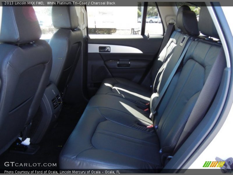 White Platinum Tri-Coat / Charcoal Black 2013 Lincoln MKX FWD