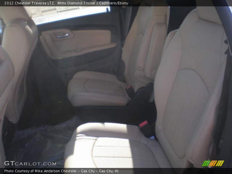 White Diamond Tricoat / Cashmere/Ebony 2012 Chevrolet Traverse LTZ