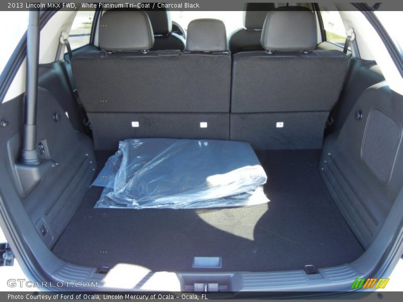 White Platinum Tri-Coat / Charcoal Black 2013 Lincoln MKX FWD