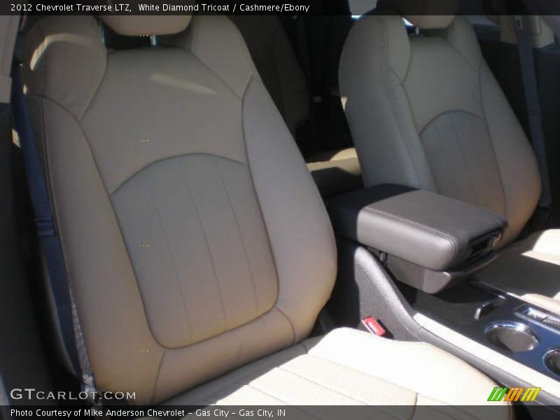 White Diamond Tricoat / Cashmere/Ebony 2012 Chevrolet Traverse LTZ