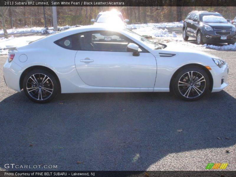 Satin White Pearl / Black Leather/Alcantara 2013 Subaru BRZ Limited