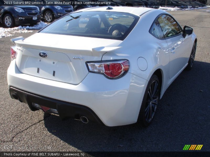 Satin White Pearl / Black Leather/Alcantara 2013 Subaru BRZ Limited