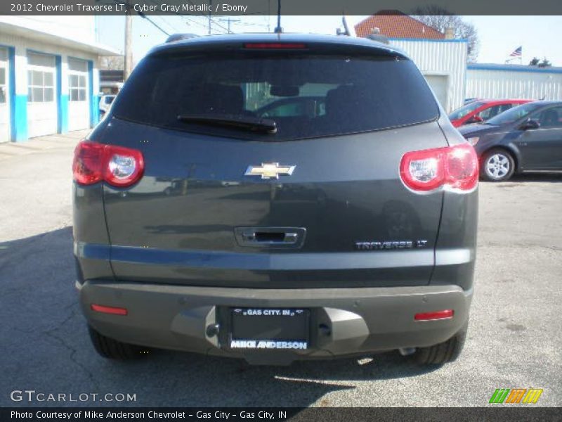 Cyber Gray Metallic / Ebony 2012 Chevrolet Traverse LT