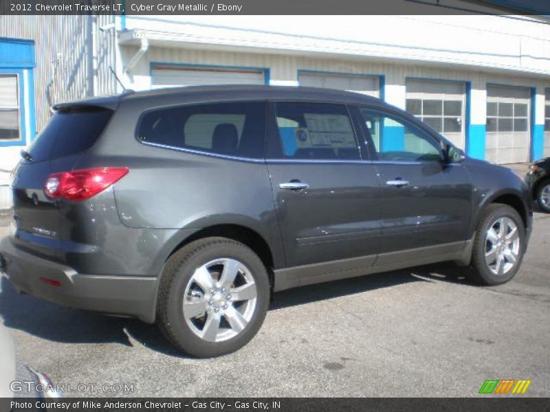 Cyber Gray Metallic / Ebony 2012 Chevrolet Traverse LT