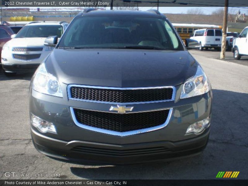 Cyber Gray Metallic / Ebony 2012 Chevrolet Traverse LT