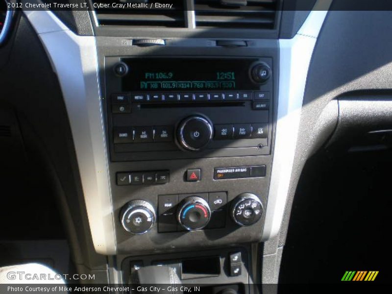 Cyber Gray Metallic / Ebony 2012 Chevrolet Traverse LT
