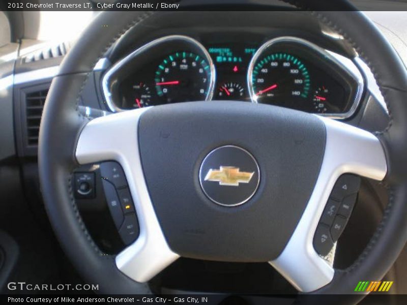 Cyber Gray Metallic / Ebony 2012 Chevrolet Traverse LT