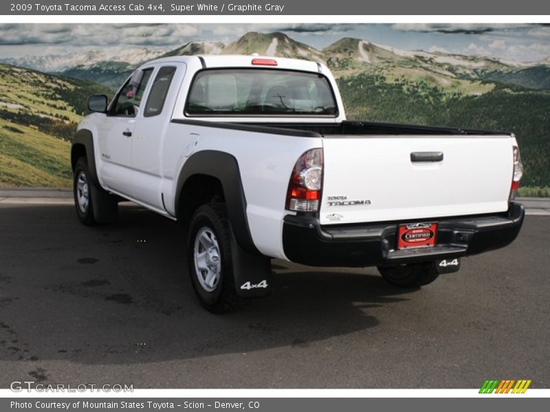 Super White / Graphite Gray 2009 Toyota Tacoma Access Cab 4x4