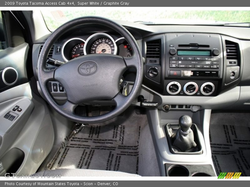 Super White / Graphite Gray 2009 Toyota Tacoma Access Cab 4x4