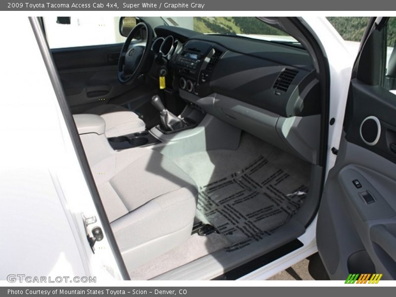 Super White / Graphite Gray 2009 Toyota Tacoma Access Cab 4x4