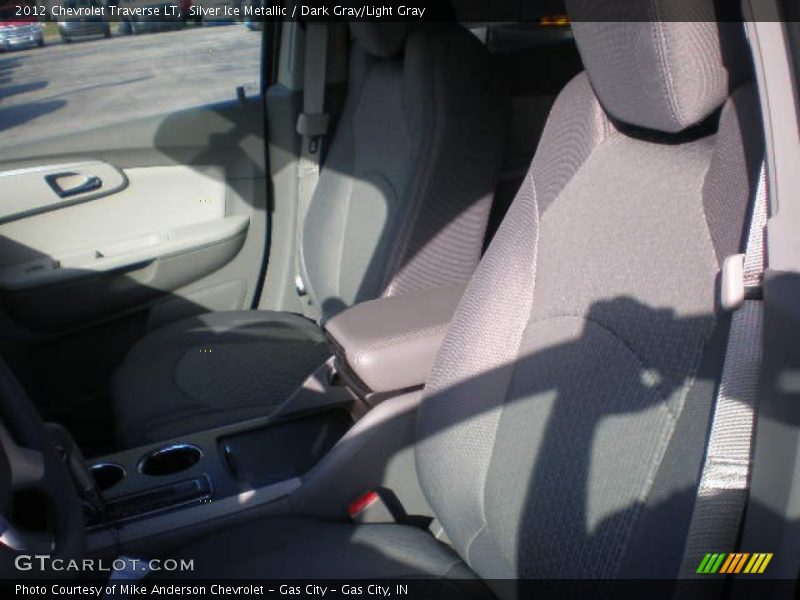 Silver Ice Metallic / Dark Gray/Light Gray 2012 Chevrolet Traverse LT