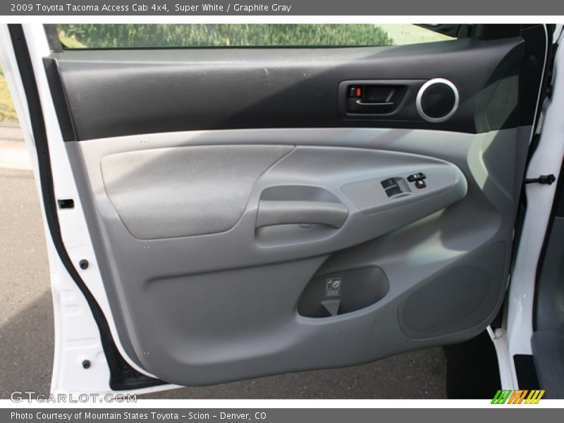 Super White / Graphite Gray 2009 Toyota Tacoma Access Cab 4x4