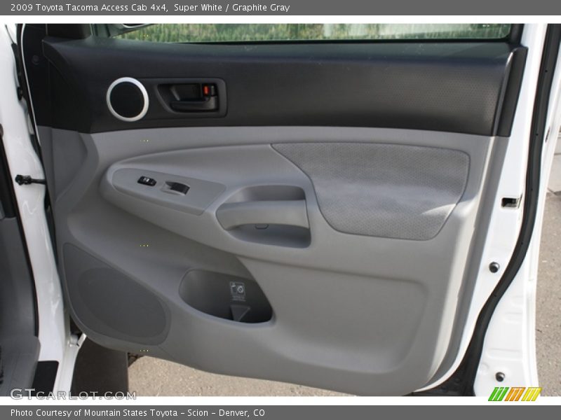 Super White / Graphite Gray 2009 Toyota Tacoma Access Cab 4x4