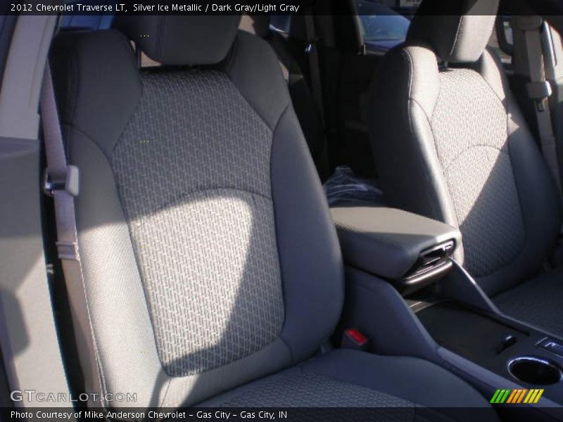 Silver Ice Metallic / Dark Gray/Light Gray 2012 Chevrolet Traverse LT