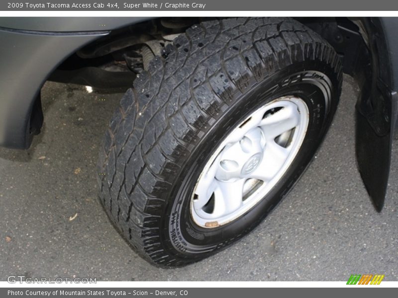 Super White / Graphite Gray 2009 Toyota Tacoma Access Cab 4x4