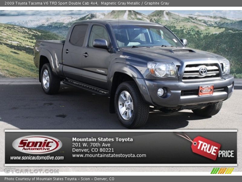 Magnetic Gray Metallic / Graphite Gray 2009 Toyota Tacoma V6 TRD Sport Double Cab 4x4