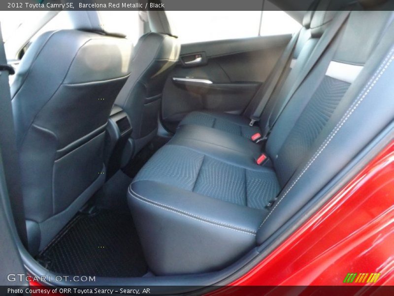 Barcelona Red Metallic / Black 2012 Toyota Camry SE