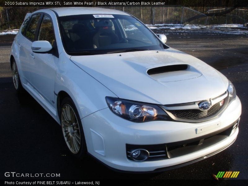 Front 3/4 View of 2010 Impreza WRX STi