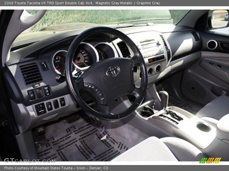 Magnetic Gray Metallic / Graphite Gray 2009 Toyota Tacoma V6 TRD Sport Double Cab 4x4
