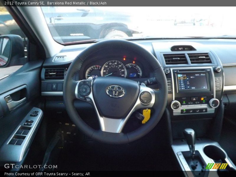 Barcelona Red Metallic / Black/Ash 2012 Toyota Camry SE