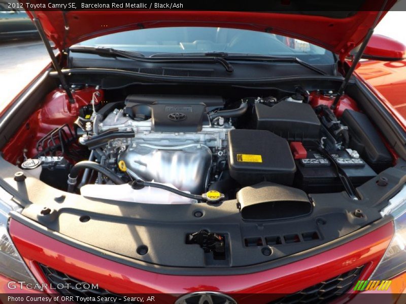 Barcelona Red Metallic / Black/Ash 2012 Toyota Camry SE