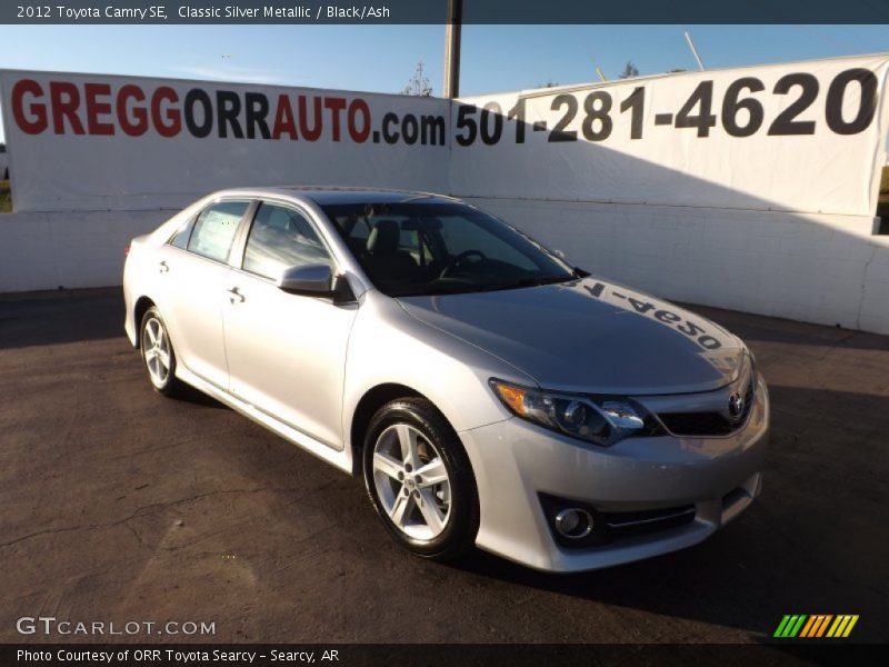 Classic Silver Metallic / Black/Ash 2012 Toyota Camry SE