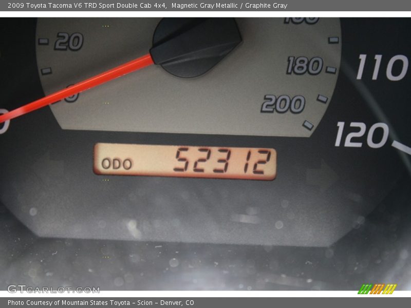Magnetic Gray Metallic / Graphite Gray 2009 Toyota Tacoma V6 TRD Sport Double Cab 4x4