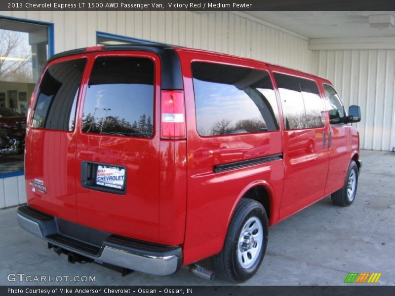 Victory Red / Medium Pewter 2013 Chevrolet Express LT 1500 AWD Passenger Van