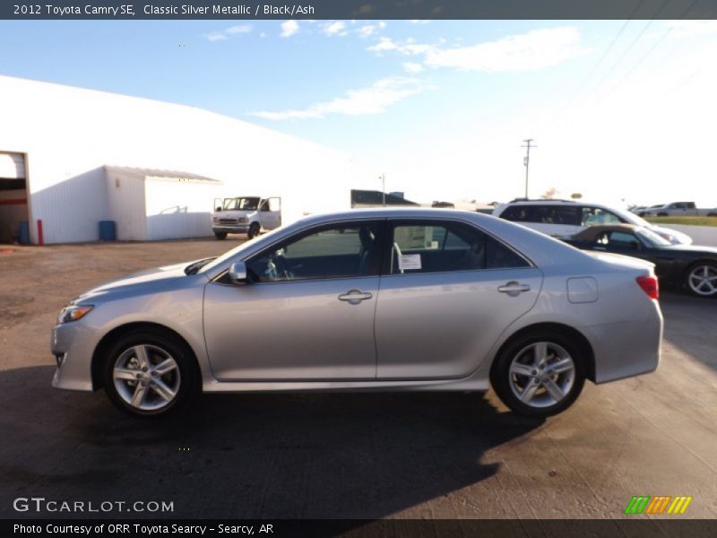 Classic Silver Metallic / Black/Ash 2012 Toyota Camry SE