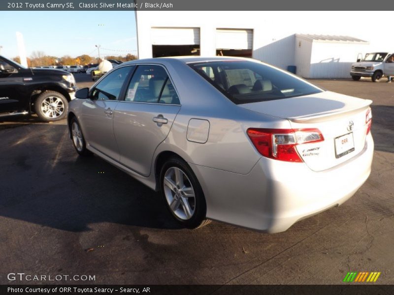 Classic Silver Metallic / Black/Ash 2012 Toyota Camry SE