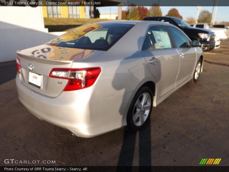 Classic Silver Metallic / Black/Ash 2012 Toyota Camry SE
