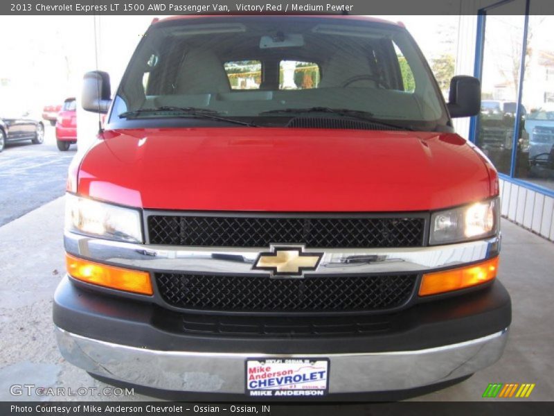 Victory Red / Medium Pewter 2013 Chevrolet Express LT 1500 AWD Passenger Van