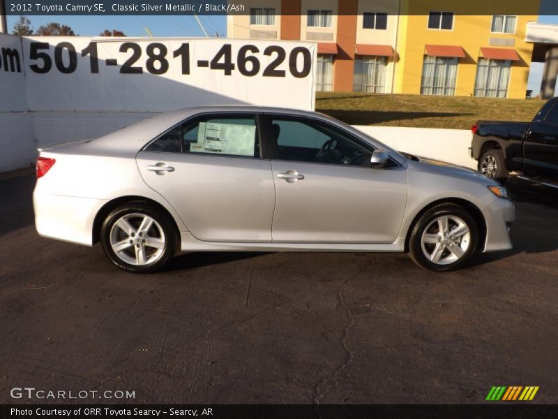 Classic Silver Metallic / Black/Ash 2012 Toyota Camry SE